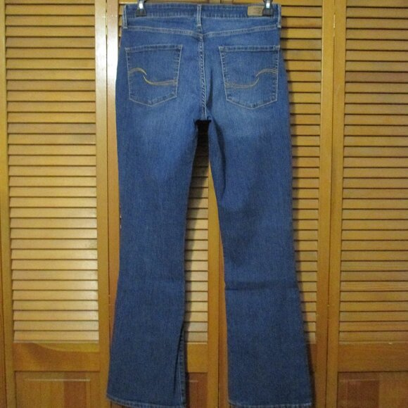 Levi's Jeans Signature Modern Boot Cut blue jeans with stretch, mid rise size 12 - Picture 7 of 9